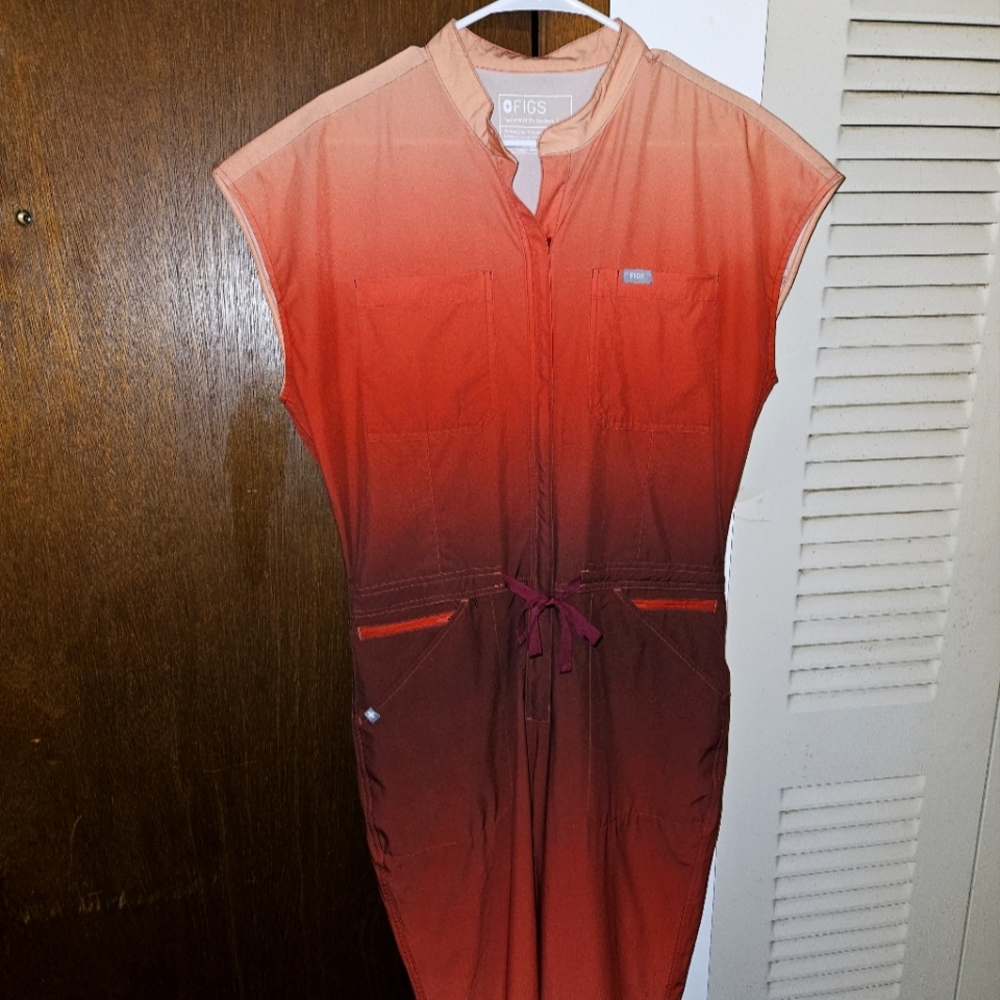 Fig Sunset Ombre Jumpsuit- M